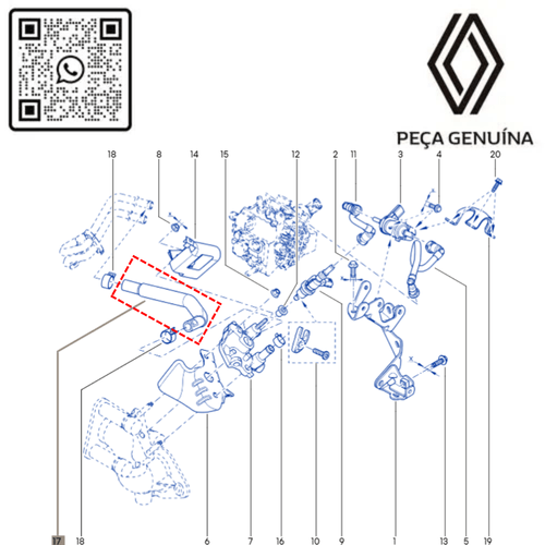 RN 916215 8200916215 TUBO  DE BORRACHA VULCANIZADA NAO ENDUR - 3